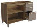 Ver imagem 3 de Armário de Cozinha Balcão 2 Portas e 3 Gavetas 120cm com Pés M624 Botanic Kappesberg