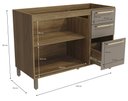 Ver imagem 4 de Armário de Cozinha Balcão 2 Portas e 3 Gavetas 120cm com Pés M624 Botanic Kappesberg