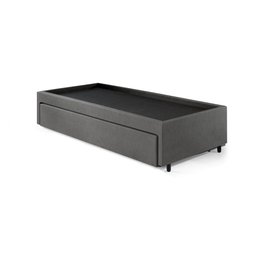 Base Box Cama Solteiro com Gaveta Sapateira 88x188cm Courino - 11