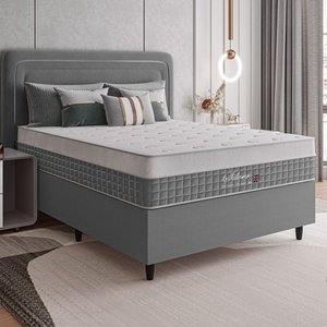 Colchão Casal Queen Silver Molas Ensacadas 158x198x28cm