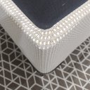 Ver imagem 3 de Base Box Casal Alta Cloud Bege 138x188x30 + Pes