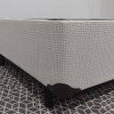 Ver imagem 4 de Base Box Casal Alta Cloud Bege 138x188x30 + Pes