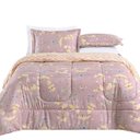 Ver imagem 4 de Edredom Queen 3 peças Dupla face Inverno Quente Bouti Estampado:Lavanda