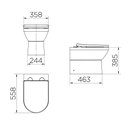 Ver imagem 2 de Vaso Sanitário Convencional Docol Next 1669866 Branco Esmaltado