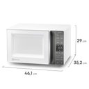 Ver imagem 2 de Micro-Ondas Bancada Electrolux ME23B 23L com Funções Automáticas Branco e Cinza 110V