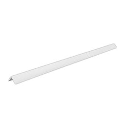 Cantoneira L PVC Protetor de Canto 25x25mm Barra 300cm 15 UN AZN - Branco Neve - 2