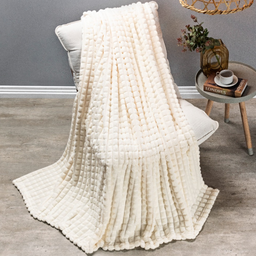 Manta Queen Size Grosso Cobertor Snow Super Quentinho Willow:off White - 1