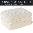 Ver imagem 4 de Manta Queen Size Grosso Cobertor Snow Super Quentinho Willow:off White