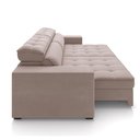 Ver imagem 7 de Sofá Decorativo Hugo 2 Lugares 208cm Reclinável e Retrátil Veludo Rosê G45 - Gran Belo