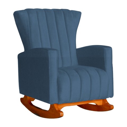 Poltrona Decorativa Melinda Balanço Vovo Suede Royal - Fm