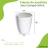 Vaso Cachepot Alto Oxford (11x12) Cor Branco Okla - 2