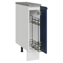 Ver imagem 3 de Balcão Porta-Temperos 20 cm 1 Porta Branco/Azul Vik Madesa