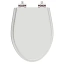 Ver imagem 1 de Assento Sanitario Poliester Com Amortecedor Absolute Silver (cinza Claro) Para Vaso Ideal Standard