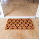 Ver imagem 2 de Capacho Retangular Fibra de Coco Base Pvc 75x45cm - Komeco Arabesco