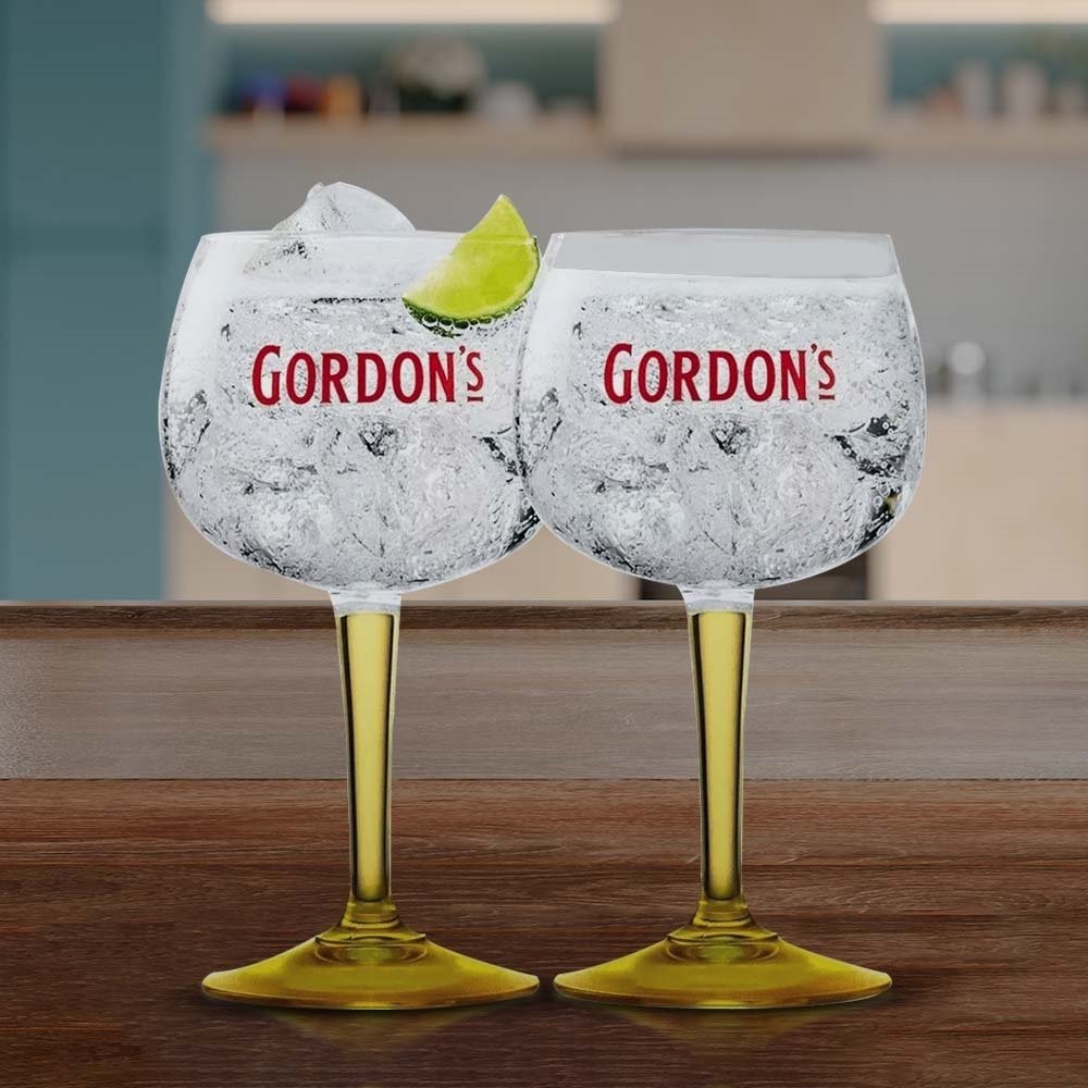 Jogo De Taças De Vidro Gordons Gin 2uni 600ml Globimport - 2