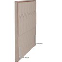 Ver imagem 2 de Cabeceira Cama Box Casal Queen 160cm P05 Londres Linho Bege