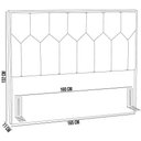 Ver imagem 4 de Cabeceira Cama Box Casal Queen 160cm P05 Londres Linho Bege