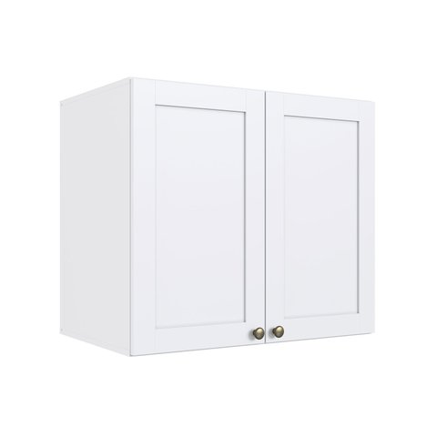 Armário Suspenso Modulado 69 Cm com 2 Portas 100% Mdf Cor:branco