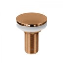 Ver imagem 1 de Válvula de Escoamento 7/8” Dourada para Lavatório Click Up Tampa Grande Ro1022 Ducon Metais