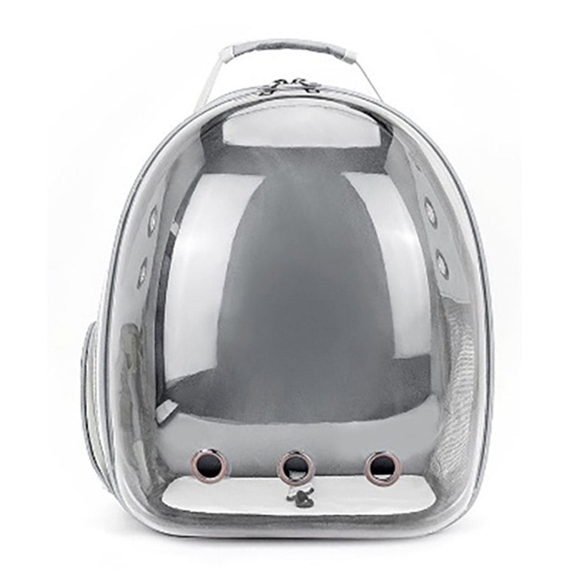 Bolsa Mochila Transporte Pet Gato Cachorro Coelho Viagem Passeio Coelho Vista Panoramica Alça Regula