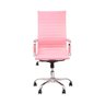 Cadeira de Escritório Esteirinha Giratória Ergonômica Alta - Rosa - 6 - 6