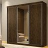 Guarda-Roupa Casal 200cm 3 Portas 4 Gavetas Aurora Wood Yescasa - 1