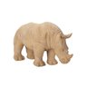Escultura Rinoceronte em Poliresina Bege 16,5CM MART - 1