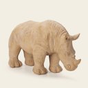 Ver imagem 2 de Escultura Rinoceronte em Poliresina Bege 16,5CM MART