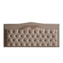 Ver imagem 1 de Cabeceira de Cama Box Painel Barcelona King 195 Cm Retro Capitonê Botão Encapados Suede Capuccino do