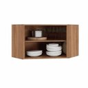 Ver imagem 6 de Armário Aéreo 2 Portas Canto Obliquo Thalita Nogal