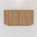 Ver imagem 3 de Armário Aéreo 2 Portas Canto Obliquo Thalita Nogal