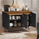 Ver imagem 5 de Buffet Encanto 3 Portas Preto Nature - M Móveis