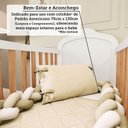 Ver mais imagens de Quarto de Bebê com Berço Mini Cama e Cômoda com Janela Maya Clássico Espresso Móveis Branco/Amêndoa/