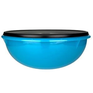 Tupperware Saladeira 6,5 Litros Azul e Tampa Preta Tupperware Saladeira 6,5 Litros Azul e Tampa Pret