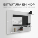 Ver imagem 3 de Painel para TV até 43 Polegadas 3 Prateleiras Denver 110cm Branco - J Carvalho
