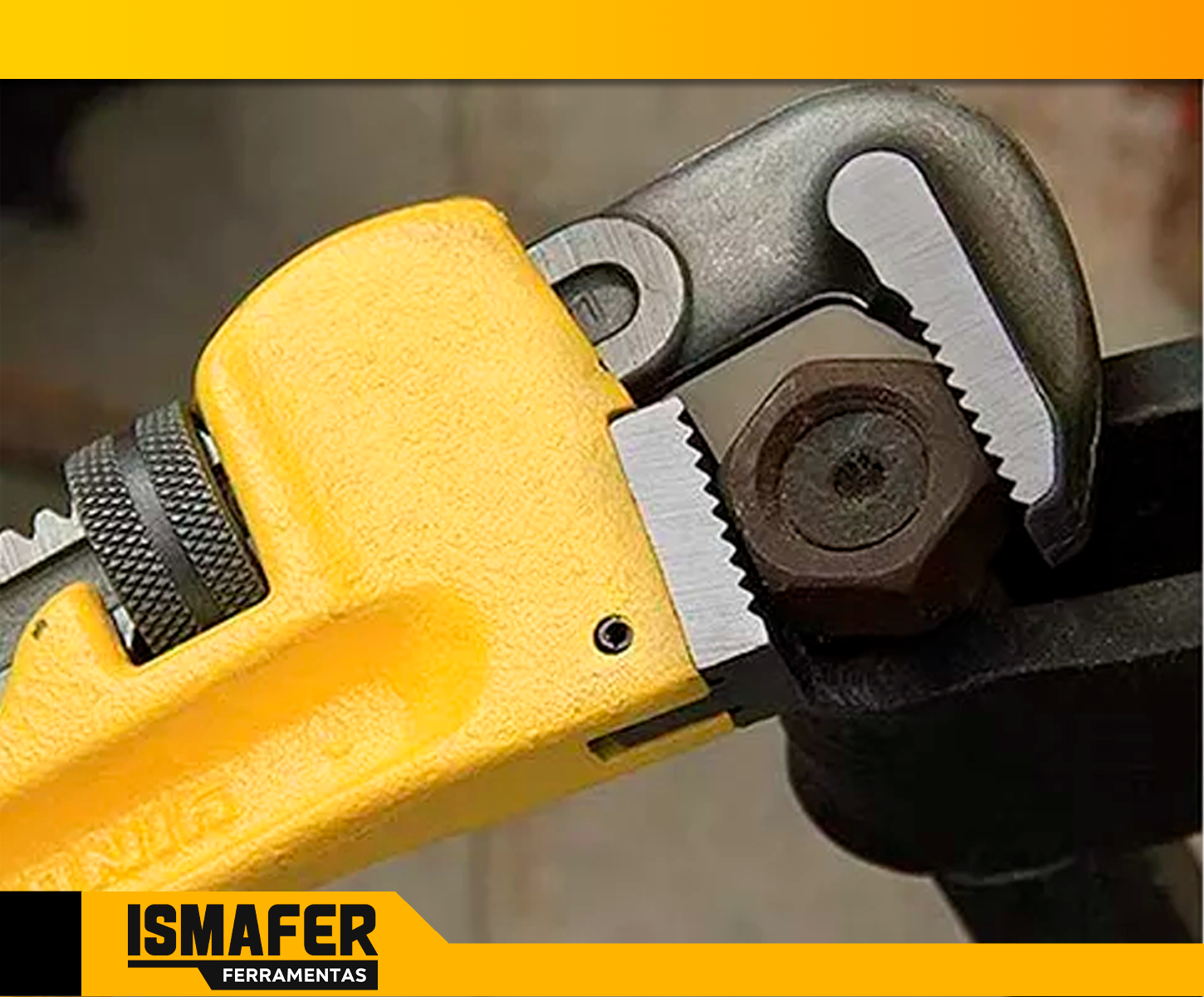 Chave Grifo 12'' Polegadas Para Tubos Ajustável Universal | MadeiraMadeira