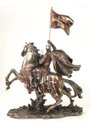 Ver imagem 2 de Cavaleiro Medieval Templario com Bandeira Veronese 77709