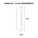 Ver imagem 2 de Rodapé Lev 151 - Barra 2,40m X 15 Cm Branco - Santa Luzia