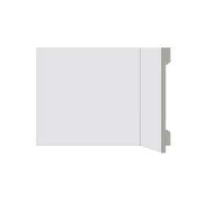 Rodapé Lev 151 - Barra 2,40m X 15 Cm Branco - Santa Luzia