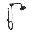 Ver imagem 3 de Kit Chuveiro Deca com Desviador Universal Redondo de Parede Black Matte Cod: 1990.blmt.stdkit.n