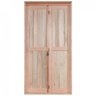 Porta de Madeira Camarão 213x84cm com Lambris e Marco Batente 14cm Ewk P36 Rondosul - 1
