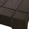 Conjunto Mesa e Cadeira Plástica 04 un Baru Marrom Rimax - 3