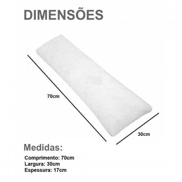 Almofada Veludo Matelassada 30x70cm Zig Zag Perfil Matelados - 3