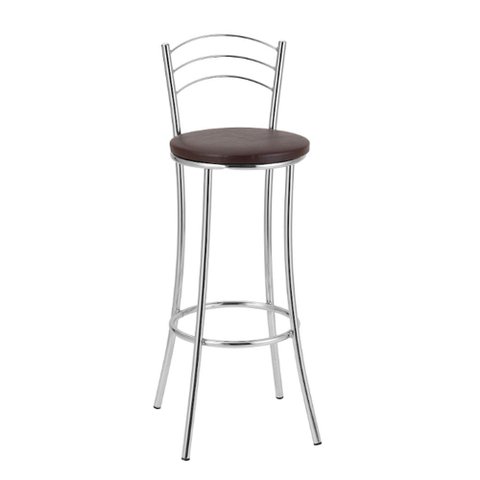 Banqueta Alta Cromada Bc26/a A101 Treparoni