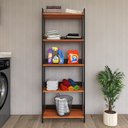 Ver imagem 2 de Armário Multiuso Movlar 5 Prateleiras Organizador Lavanderia