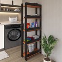 Ver imagem 4 de Armário Multiuso Movlar 5 Prateleiras Organizador Lavanderia