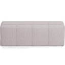 Ver imagem 3 de Puff Decorativo Living Sala de Estar 140 cm Roma W01 Linho Bege - Lyam Lyam Decor