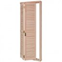 Ver imagem 3 de Porta de Madeira Camarão 213x84cm com Venezianas e Marco Batente 14cm Ewk P37 Rondosul