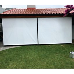 Toldo Cortina Branco - 1,80m x 2,70m - kit completo - 3