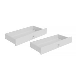 Gaveta Dupla para Penteadeira/balcão/salão de Beleza/barbearia de Mdf / Branco - 5
